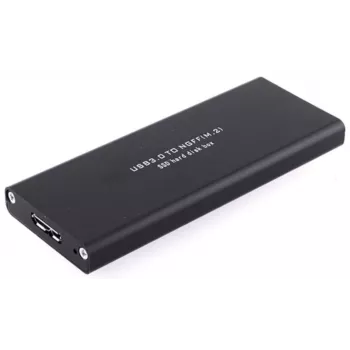 CoreParts MSUB4300 storage drive enclosure HDD/SSD enclosure Black M.2