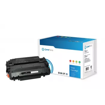 CoreParts Toner Black CE255X, 12500 pages, Black, 1 pc(s)