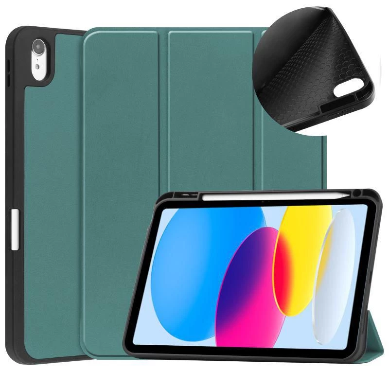 CoreParts TABX-IP10-COVER25 tablet case 27.7 cm (10.9 inch) Flip case Green
