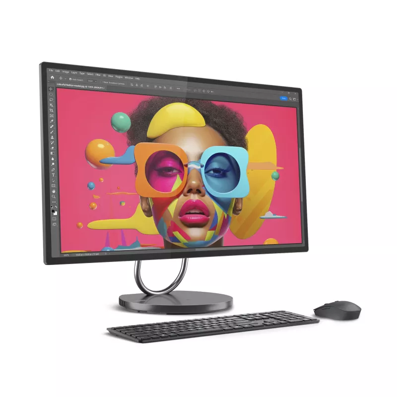 Lenovo Yoga AIO 32ILL10 Intel Core Ultra 7 258V 80 cm (31.5 inch) 3840 x 2160 pixels All-in-One PC 32 GB LPDDR5x-SDRAM 1 TB SSD NVIDIA GeForce RTX 4050 Windows 11 Pro Wi-Fi 7 (802.11be) Grey