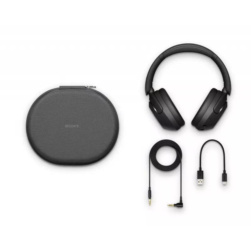 Sony WH-XB910N - Black, Wireless, Calls/Music, 7 - 25000 Hz, 252 g, Headphones, Black