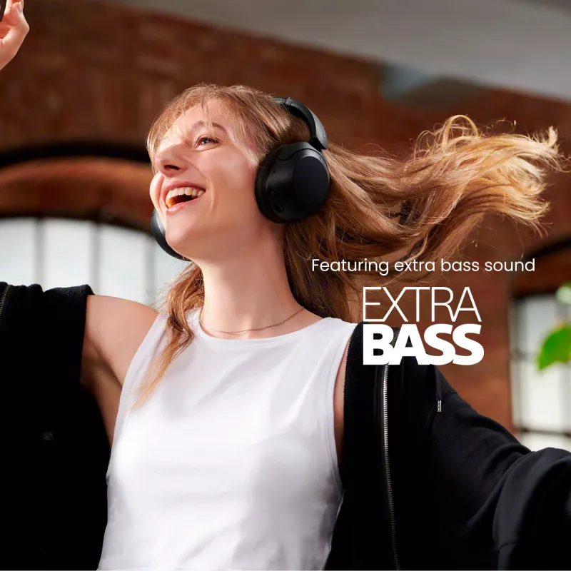 Sony WH-XB910N - Black, Wireless, Calls/Music, 7 - 25000 Hz, 252 g, Headphones, Black