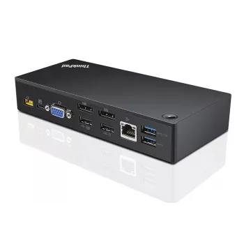 Lenovo ThinkPad USB-C Wired USB 3.2 Gen 1 Type-C Black Ethernet 90W