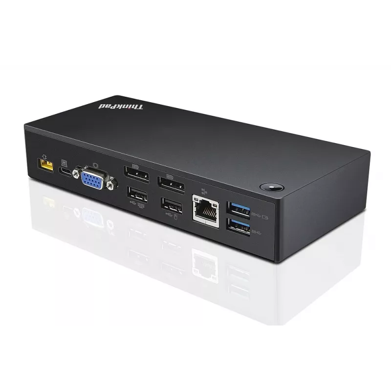 Lenovo ThinkPad USB-C Wired USB 3.2 Gen 1 Type-C Black Ethernet 90W