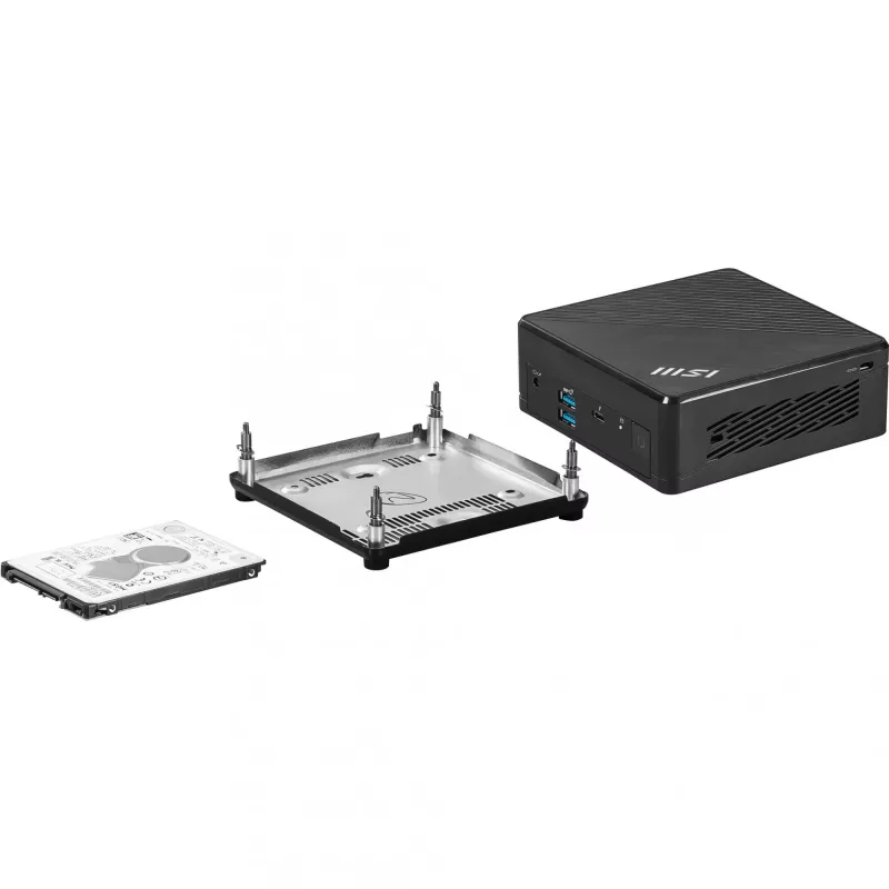 MSI Cubi 5 12M-001EU PC/workstation Intel® Core™ i7 i7-1255U 16 GB DDR4-SDRAM 512 GB SSD Windows 11 Pro Mini PC Black