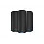 NETGEAR Orbi 970 Series Quad-Band WiFi 7, 3-Pack Quad-band (2.4 GHz / 5 GHz-1 / 5 GHz-2 / 6 GHz) Wi-Fi 6 (802.11ax) Black Internal