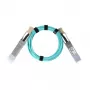 Fiber optic AOC cable BlueOptics P08230-001-BO QSFP56–QSFP56, 10 m, cyan