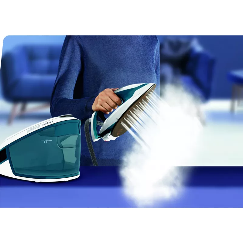 Tefal Express Power SV8111 1.8 L Durilium AirGlide Autoclean soleplate Blue, White