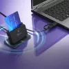 j5create JUR261 USB™ Smart Card / CAC Reader Stand, USB Type-A/USB Type-C, Black, 95 g