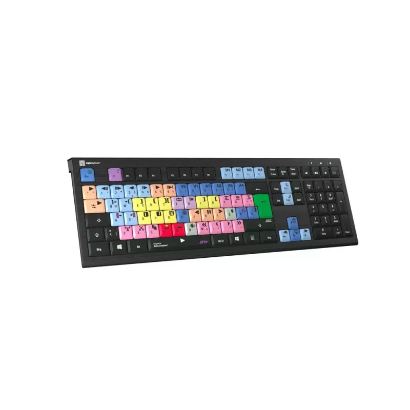 Logickeyboard Avid Media Composer ASTRA 2 backlit keyboard PC German (LKB-MCOM4-A2PC-DE)