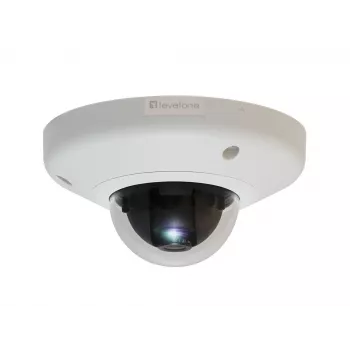 LevelOne HUBBLE Fixed Dome IP Network Camera, 5-Megapixel, 802.3af PoE, Vandalproof
