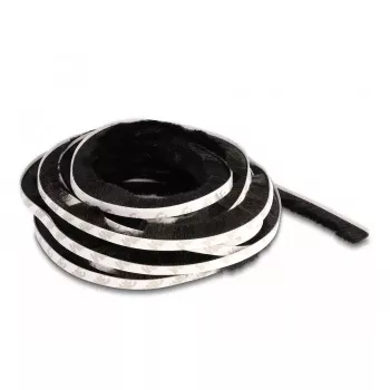 DeLOCK Brush Strip self-adhesive 15 mm length 5 m black