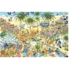 Jumbo jigsaw puzzle Jan van Haasteren The Oasis — 1500 pieces, 900×600 mm