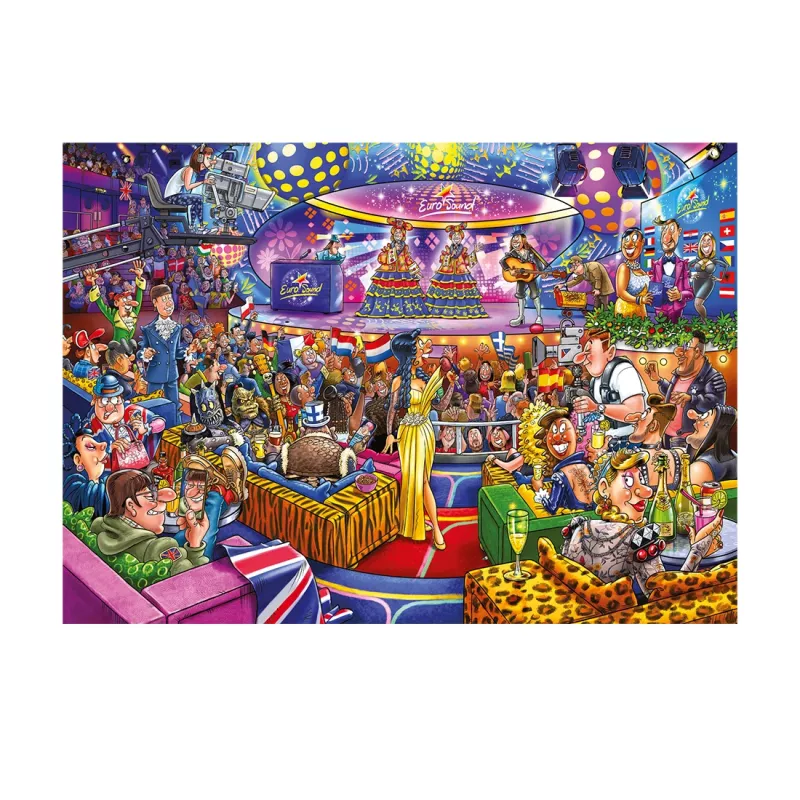 Wasgij Mystery 25 - Eurosound Contest (1000 Pieces)