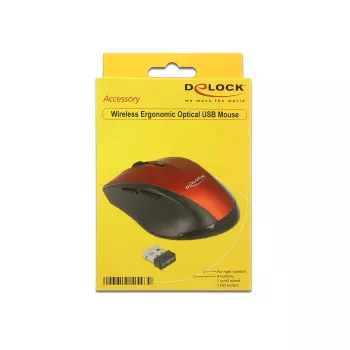 Mouse DeLOCK 12493 RF Wireless Optical 1600 DPI