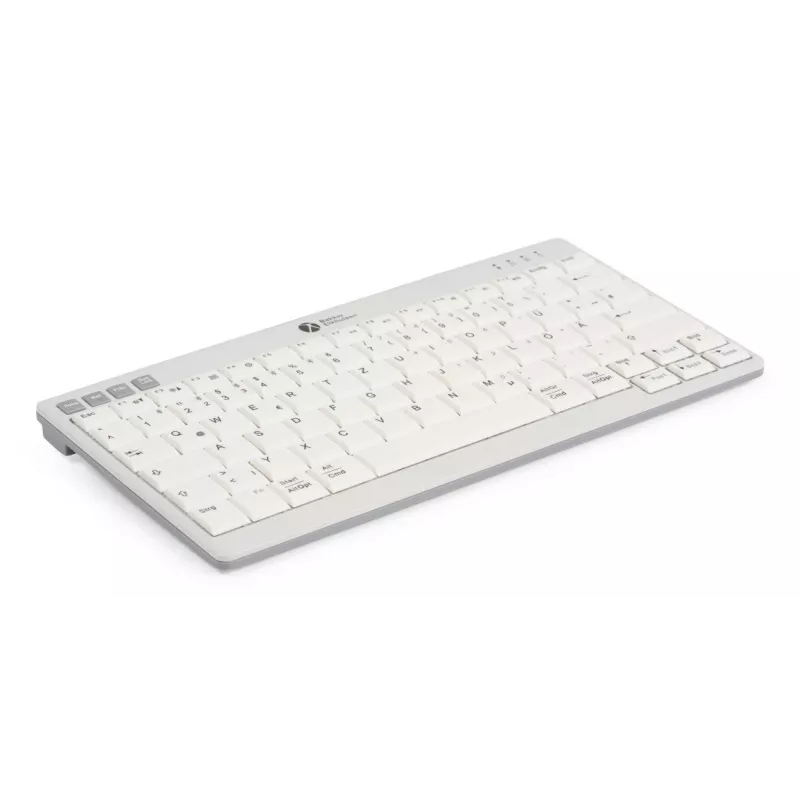 BakkerElkhuizen UltraBoard 950 V2 Wireless DE Qwertz, Tenkeyless (80 - 87%), Wired & Wireless, USB + Bluetooth, Scissor key switch, QWERTZ, Dark Grey, Light grey