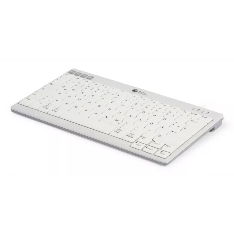 BakkerElkhuizen UltraBoard 950 V2 Wireless DE Qwertz, Tenkeyless (80 - 87%), Wired & Wireless, USB + Bluetooth, Scissor key switch, QWERTZ, Dark Grey, Light grey