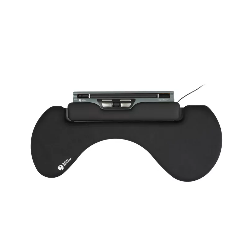 BakkerElkhuizen ErgoSlider+ Underarm Support Asymmetrical, Black, Dark Grey, Yellow, Chipboard, Plastic, Polyurethane (PU), Steel, Clamp attachment, Taiwan, 310 mm, 665 mm