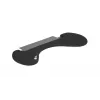 BakkerElkhuizen ErgoSlider+ Underarm Support Asymmetrical, Black, Dark Grey, Yellow, Chipboard, Plastic, Polyurethane (PU), Steel, Clamp attachment, Taiwan, 310 mm, 665 mm