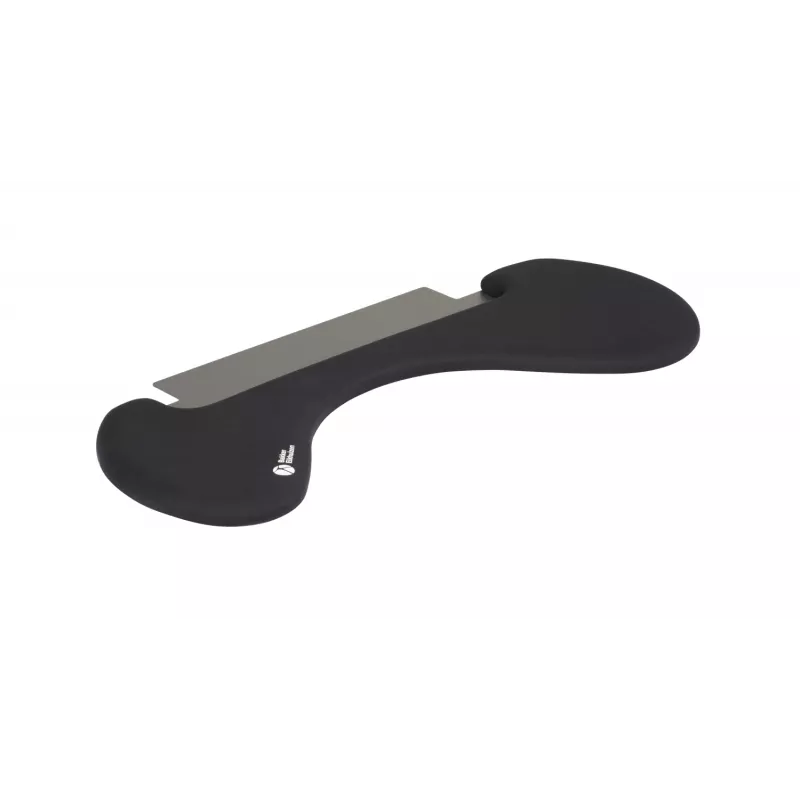 BakkerElkhuizen ErgoSlider+ Underarm Support Asymmetrical, Black, Dark Grey, Yellow, Chipboard, Plastic, Polyurethane (PU), Steel, Clamp attachment, Taiwan, 310 mm, 665 mm