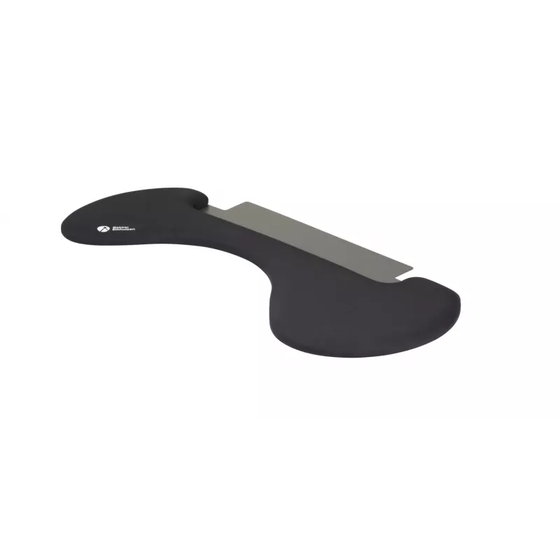 BakkerElkhuizen ErgoSlider+ Underarm Support Asymmetrical, Black, Dark Grey, Yellow, Chipboard, Plastic, Polyurethane (PU), Steel, Clamp attachment, Taiwan, 310 mm, 665 mm