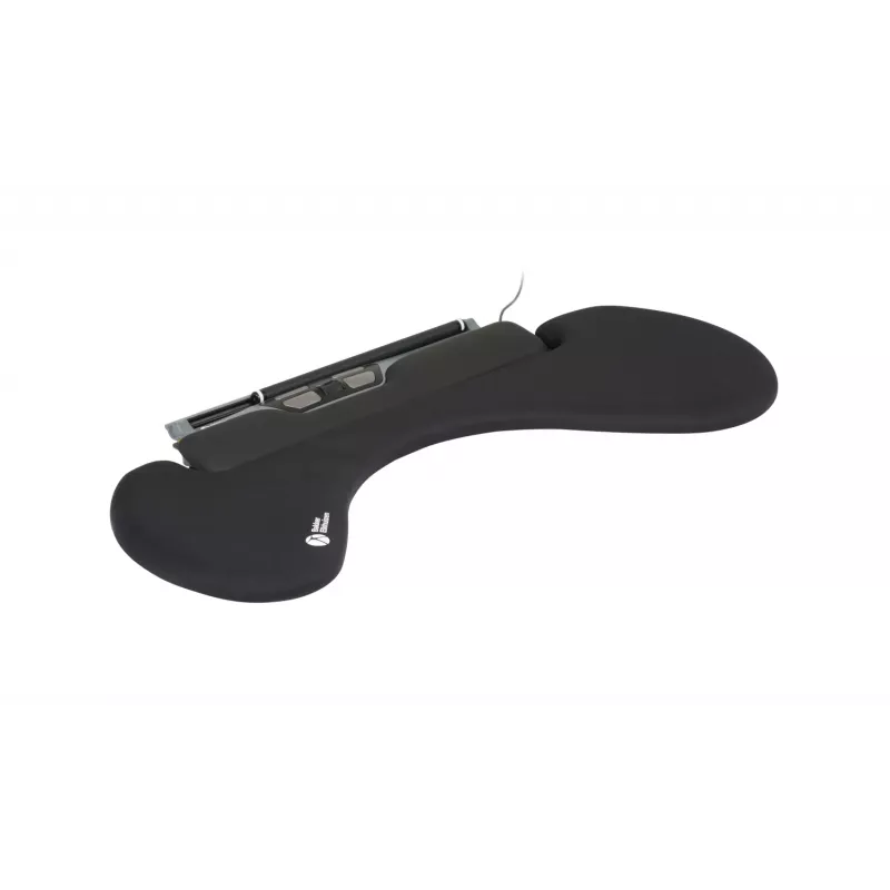 BakkerElkhuizen ErgoSlider+ Underarm Support Asymmetrical, Black, Dark Grey, Yellow, Chipboard, Plastic, Polyurethane (PU), Steel, Clamp attachment, Taiwan, 310 mm, 665 mm