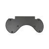 BakkerElkhuizen ErgoSlider+ Underarm Support Asymmetrical, Black, Dark Grey, Yellow, Chipboard, Plastic, Polyurethane (PU), Steel, Clamp attachment, Taiwan, 310 mm, 665 mm