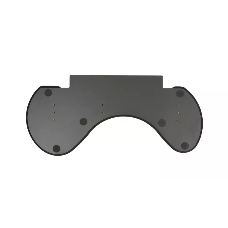 BakkerElkhuizen ErgoSlider+ Underarm Support Asymmetrical, Black, Dark Grey, Yellow, Chipboard, Plastic, Polyurethane (PU), Steel, Clamp attachment, Taiwan, 310 mm, 665 mm
