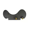 BakkerElkhuizen ErgoSlider+ Underarm Support Asymmetrical, Black, Dark Grey, Yellow, Chipboard, Plastic, Polyurethane (PU), Steel, Clamp attachment, Taiwan, 310 mm, 665 mm
