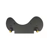 BakkerElkhuizen ErgoSlider+ Underarm Support Asymmetrical, Black, Dark Grey, Yellow, Chipboard, Plastic, Polyurethane (PU), Steel, Clamp attachment, Taiwan, 310 mm, 665 mm