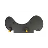 BakkerElkhuizen ErgoSlider+ Underarm Support Asymmetrical, Black, Dark Grey, Yellow, Chipboard, Plastic, Polyurethane (PU), Steel, Clamp attachment, Taiwan, 310 mm, 665 mm