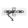 BakkerElkhuizen BE Universal Crossbar, 8 kg, 43.2 cm (17 inch), 88.9 cm (35 inch), 100 x 100 mm, Height adjustment, Black