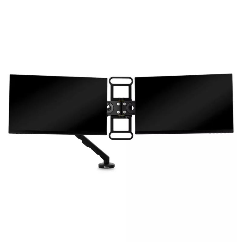 BakkerElkhuizen BE Universal Crossbar, 8 kg, 43.2 cm (17 inch), 88.9 cm (35 inch), 100 x 100 mm, Height adjustment, Black
