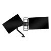 BakkerElkhuizen BE Universal Crossbar, 8 kg, 43.2 cm (17 inch), 88.9 cm (35 inch), 100 x 100 mm, Height adjustment, Black