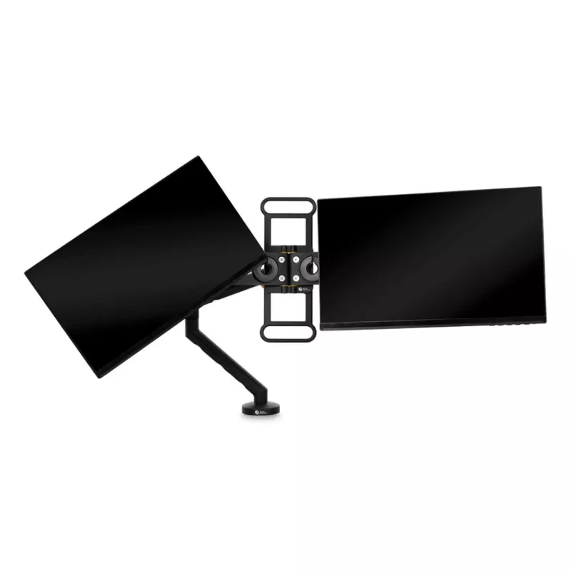 BakkerElkhuizen BE Universal Crossbar, 8 kg, 43.2 cm (17 inch), 88.9 cm (35 inch), 100 x 100 mm, Height adjustment, Black
