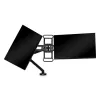 BakkerElkhuizen BE Universal Crossbar, 8 kg, 43.2 cm (17 inch), 88.9 cm (35 inch), 100 x 100 mm, Height adjustment, Black