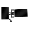 BakkerElkhuizen BE Universal Crossbar, 8 kg, 43.2 cm (17 inch), 88.9 cm (35 inch), 100 x 100 mm, Height adjustment, Black