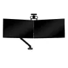 BakkerElkhuizen BE Universal Crossbar, 8 kg, 43.2 cm (17 inch), 88.9 cm (35 inch), 100 x 100 mm, Height adjustment, Black