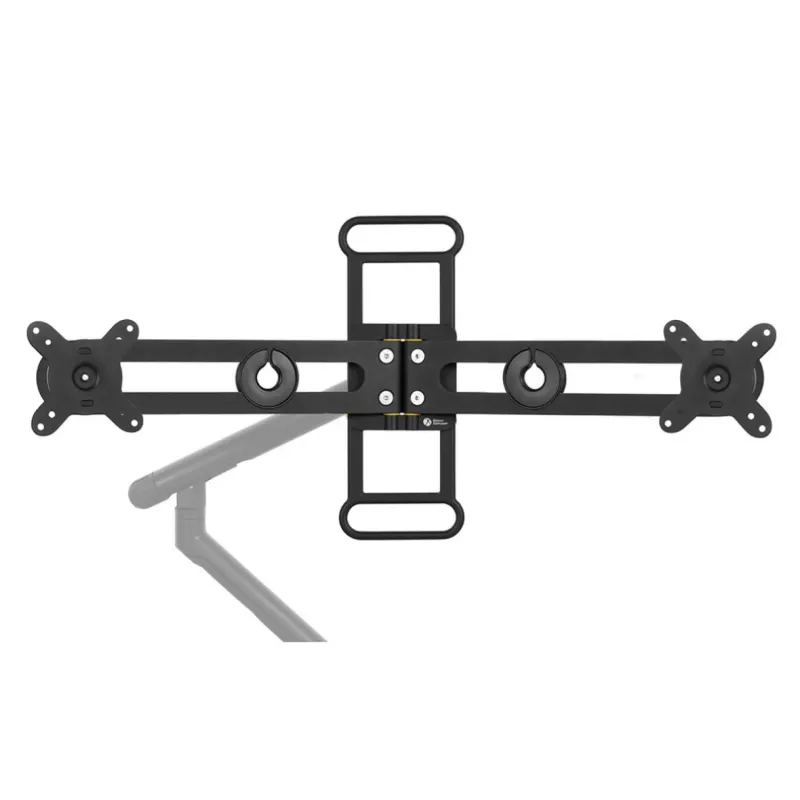 BakkerElkhuizen BE Universal Crossbar, 8 kg, 43.2 cm (17 inch), 88.9 cm (35 inch), 100 x 100 mm, Height adjustment, Black