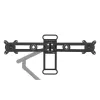 BakkerElkhuizen BE Universal Crossbar, 8 kg, 43.2 cm (17 inch), 88.9 cm (35 inch), 100 x 100 mm, Height adjustment, Black