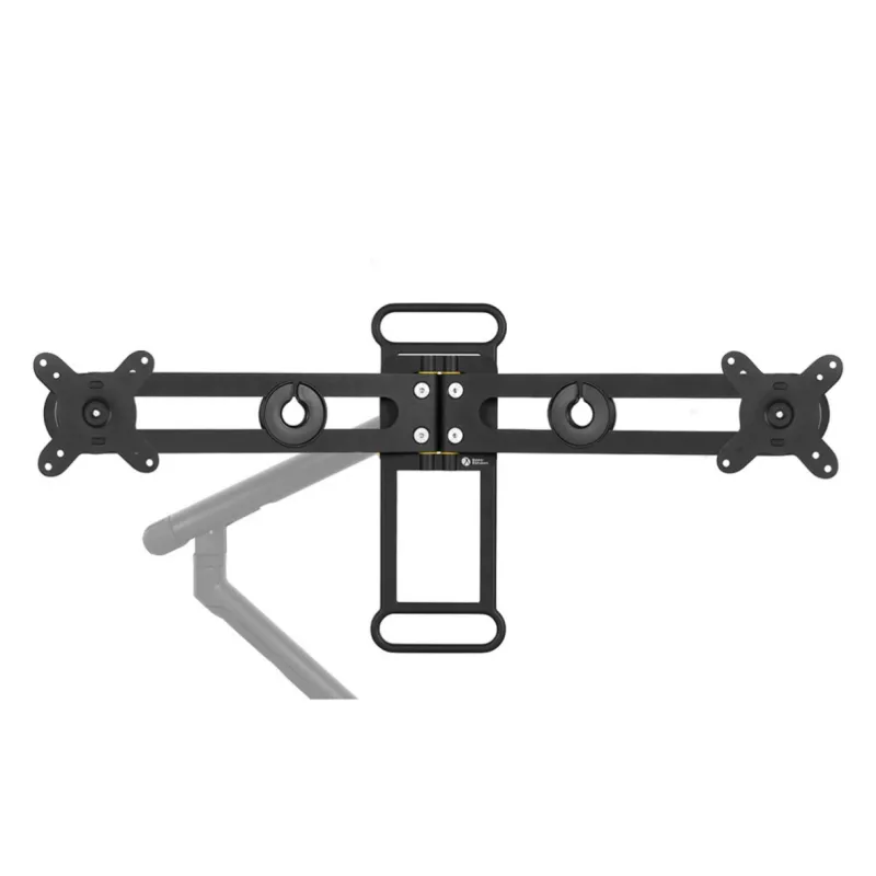 BakkerElkhuizen BE Universal Crossbar, 8 kg, 43.2 cm (17 inch), 88.9 cm (35 inch), 100 x 100 mm, Height adjustment, Black