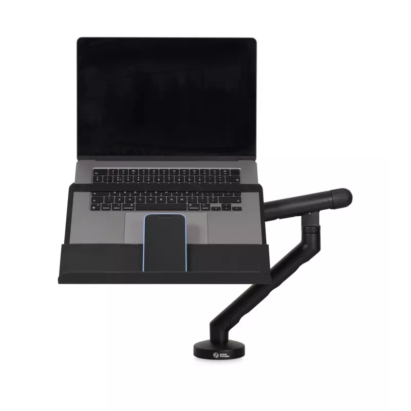 Laptop arm BakkerElkhuizen BE Universal, adjustable notebook mount for 43.2 cm (17 inch) screens, black/dark gray