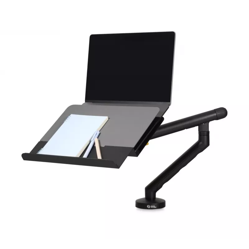 Laptop arm BakkerElkhuizen BE Universal, adjustable notebook mount for 43.2 cm (17 inch) screens, black/dark gray