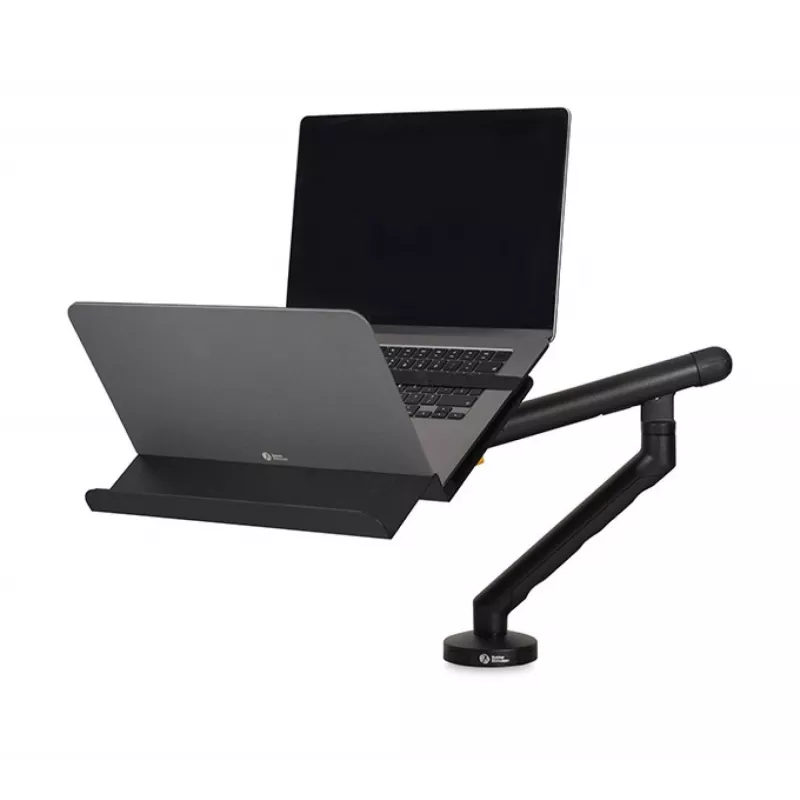 Laptop arm BakkerElkhuizen BE Universal, adjustable notebook mount for 43.2 cm (17 inch) screens, black/dark gray