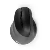 BakkerElkhuizen PRF Pro mouse Left, Left-hand, Vertical design, Optical, RF Wireless + Bluetooth + USB Type-C, 2400 DPI, Black, Grey
