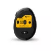BakkerElkhuizen MidWay mouse Left, Left-hand, Vertical design, Optical, RF Wireless + Bluetooth + USB Type-C, 2400 DPI, Grey, Black