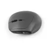 BakkerElkhuizen MidWay mouse Right, Right-hand, Vertical design, Optical, RF Wireless + Bluetooth + USB Type-C, 2400 DPI, Grey, Black