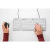 BakkerElkhuizen UltraBoard 955 V2 Numeric, USB, 22, Laptop/PC, 1.5 m, Dark Grey, Light grey