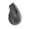BakkerElkhuizen Grip Pro mouse, Right-hand, Vertical design, Optical, RF Wireless, 2400 DPI, Grey, Black, Yellow