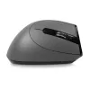 BakkerElkhuizen Grip Pro mouse, Right-hand, Vertical design, Optical, RF Wireless, 2400 DPI, Grey, Black, Yellow